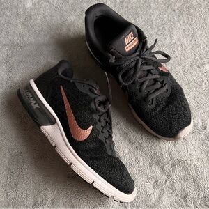 Nike Air Max Sequent 2 Athletic Sneaker Anthracite Black Metallic Red Bronze 6.5